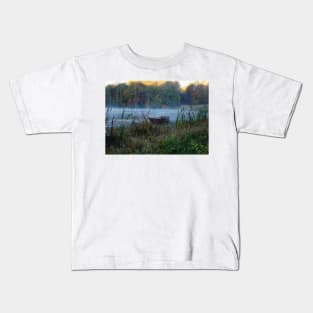 Morning on Jones Mill Pond Kids T-Shirt